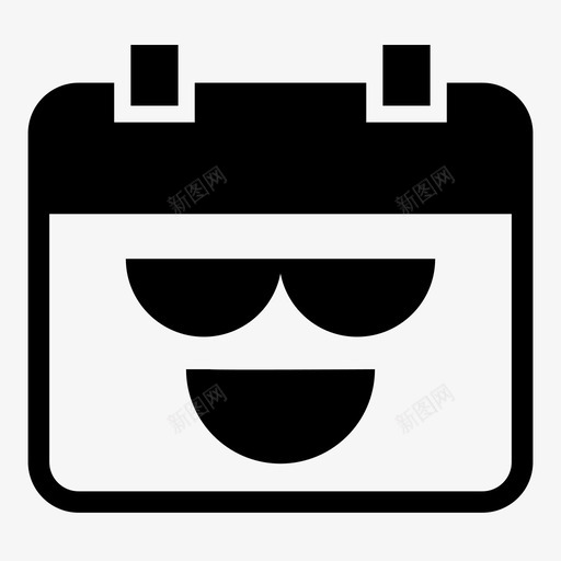 美好的日历快乐的一天美好的日期图标svg_新图网 https://ixintu.com 微笑 微笑日历 快乐的一天 情感日历 美好的一天 美好的日历 美好的日期