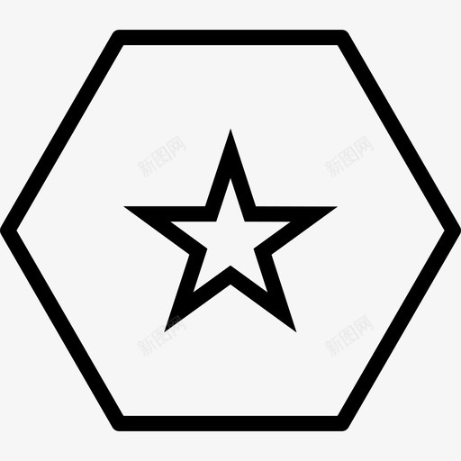 索马里非洲国家图标svg_新图网 https://ixintu.com 世界六边形旗帜轮廓 国家 国旗 索马里 非洲