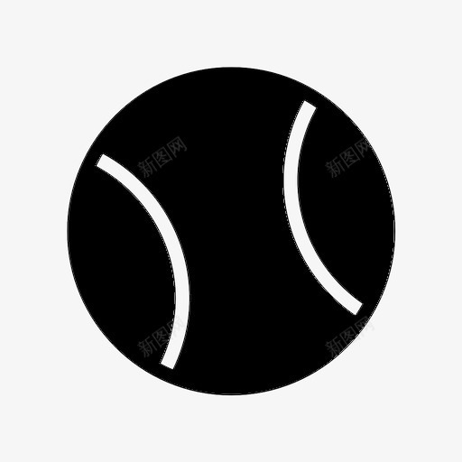网球打球运动图标svg_新图网 https://ixintu.com 打球 网球 运动