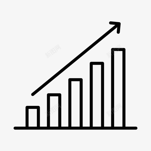 图表条形图直方图图标svg_新图网 https://ixintu.com 图表 散点图 条形图 直方图