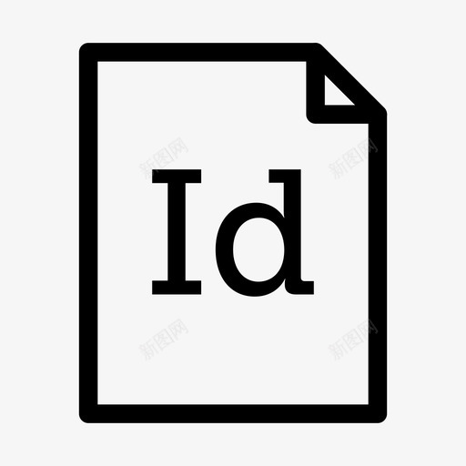 adobeindesign图形布局图标svg_新图网 https://ixintu.com adobeindesign 图形设计 布局 应用程序和文件类型