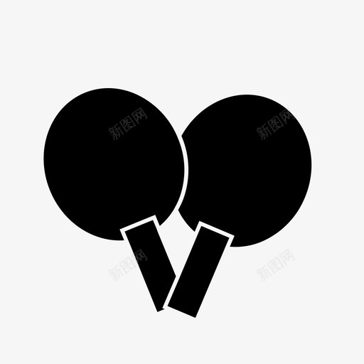 乒乓球啤酒乒乓球奥运会图标svg_新图网 https://ixintu.com 乒乓球 啤酒乒乓球 奥运会 球拍 负阳性