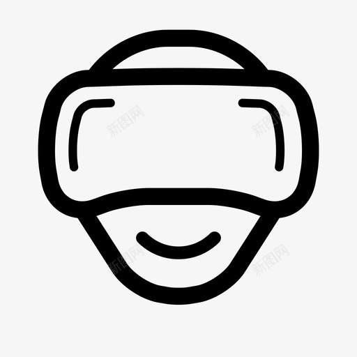 vr耳机arfuture图标svg_新图网 https://ixintu.com ar future oculus vr耳机 vr虚拟现实 谷歌