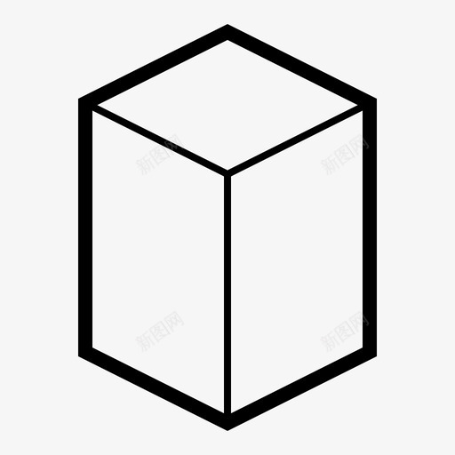 大箱子纸板箱纸箱图标svg_新图网 https://ixintu.com 大箱子 封闭式 纸板箱 纸箱
