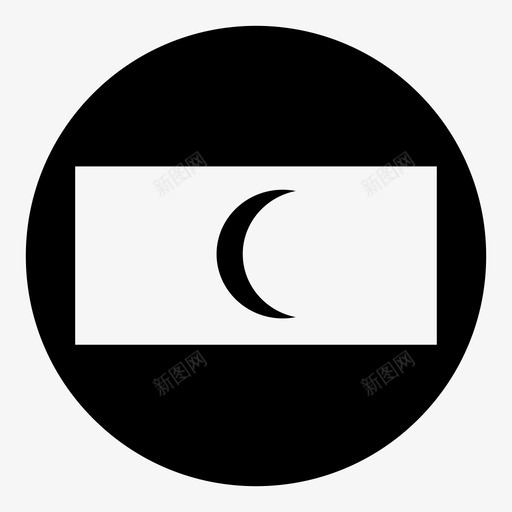 马尔代夫国旗国家月亮图标svg_新图网 https://ixintu.com 世界国旗圆形标志 国家 月亮 马尔代夫国旗