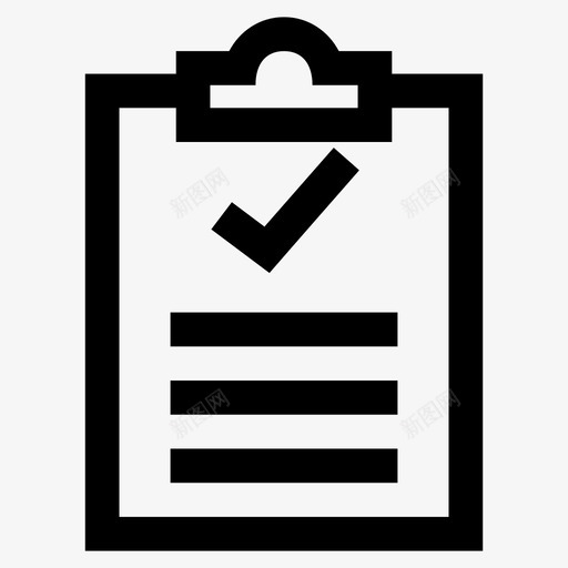 审核文件批准证书图标svg_新图网 https://ixintu.com 复选标记 审核文件 批准 检查表 证书