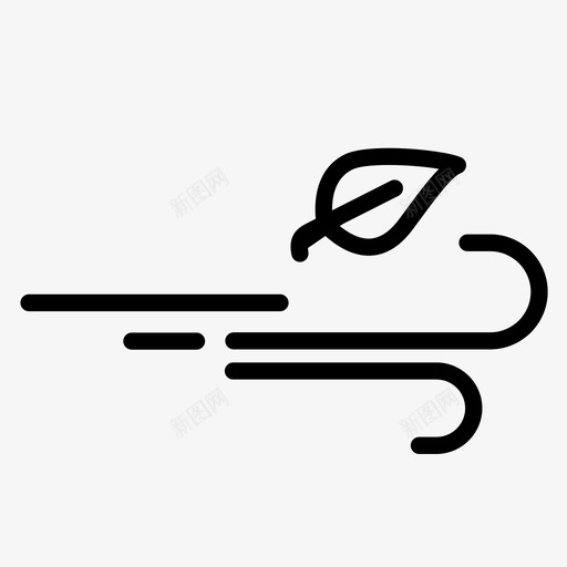 翅膀秋天寒冷图标svg_新图网 https://ixintu.com 天气 寒冷 感恩节 秋天 秋天和感恩节 翅膀 风