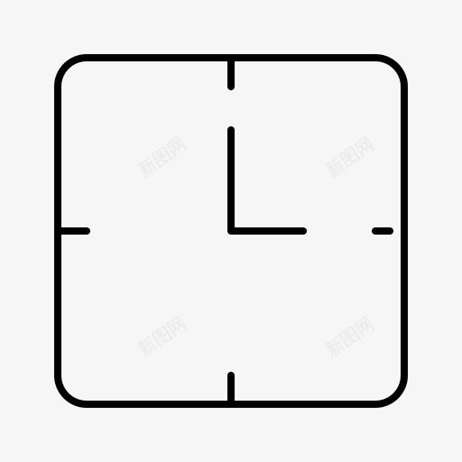 时钟商务开发图标svg_新图网 https://ixintu.com 办公 商务 开发 时钟 规划 项目管理