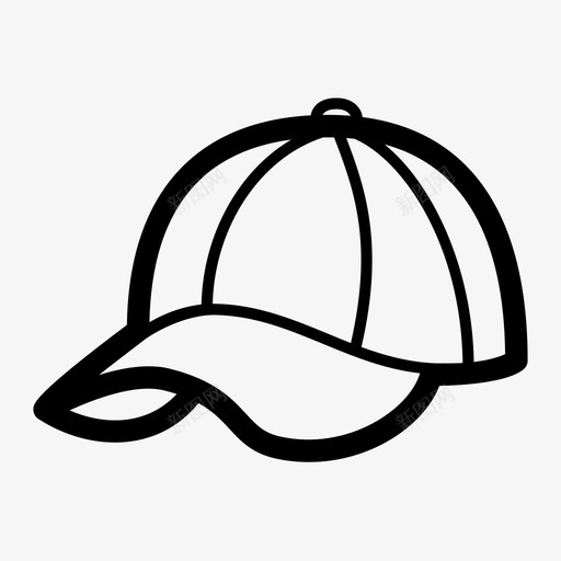 帽子头饰保暖帽图标svg_新图网 https://ixintu.com 保暖帽 头饰 帽子 服装配件