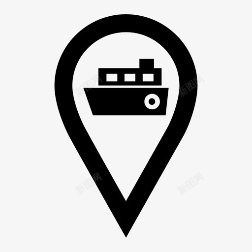 船港油轮图标svg_新图网 https://ixintu.com 哈哈 油轮 港 船