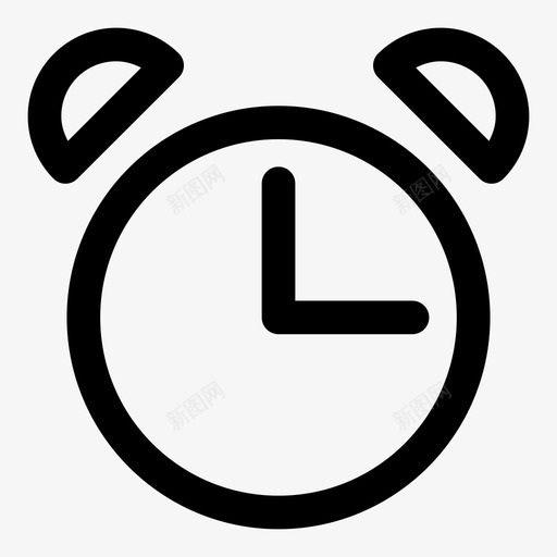 时钟闹钟提醒器图标svg_新图网 https://ixintu.com 提醒器 时钟 铃声 闹钟