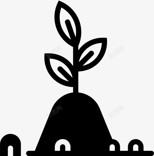 肥沃的土壤鲜花花园图标svg_新图网 https://ixintu.com 植物 美丽的花园 肥沃的土壤 花园 鲜花