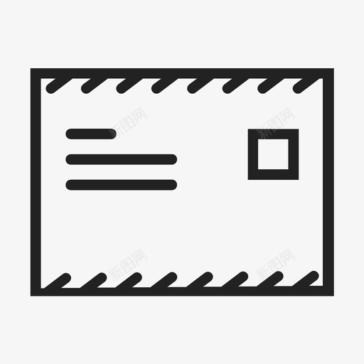 航空邮件信封邮票图标svg_新图网 https://ixintu.com 信封 航空邮件 邮寄 邮寄信封 邮票