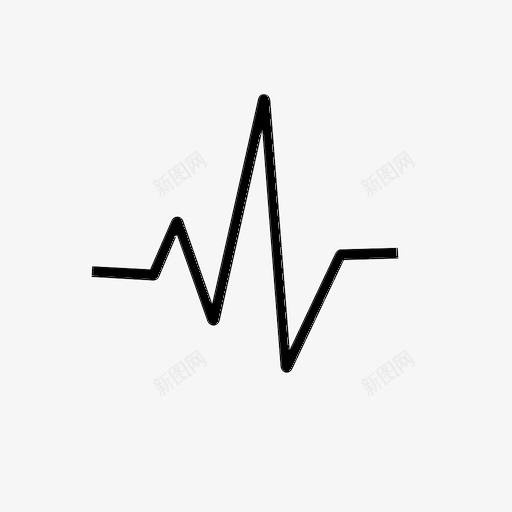 活动图表健康图标svg_新图网 https://ixintu.com 健康 医疗 图表 心跳 活动 脉搏线