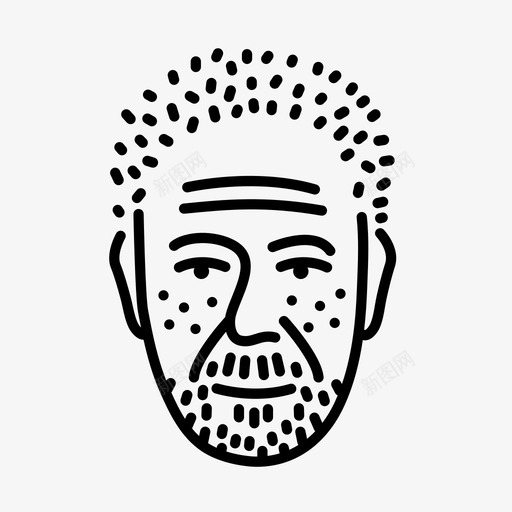 人物面孔人类图标svg_新图网 https://ixintu.com 人物 人类 用户 男性 面孔