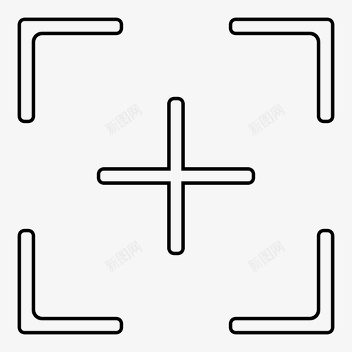 取景器目标焦点图标svg_新图网 https://ixintu.com 任务 取景器 点 焦点 目标 目的地目标焦点