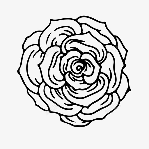 玫瑰花玫瑰丛图标svg_新图网 https://ixintu.com 玫瑰 玫瑰丛 玫瑰花 花