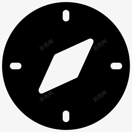 罗盘基点定向工具图标svg_新图网 https://ixintu.com gps 基点 定向工具 导航 用户界面图标集合 罗盘