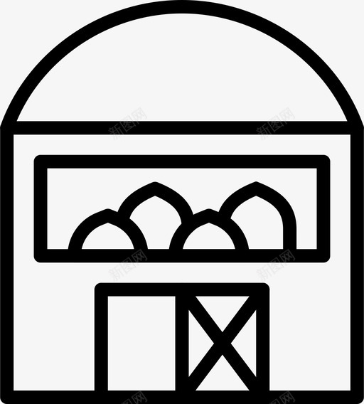谷仓农业花园图标svg_新图网 https://ixintu.com 农业 史密森农业概述 自然 花园 谷仓