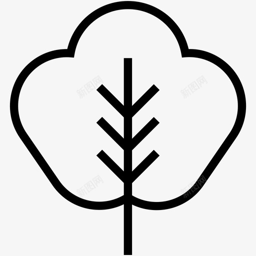 叶生态绿叶图标svg_新图网 https://ixintu.com 叶 生态 绿叶 绿色植物 自然 自然图标集合