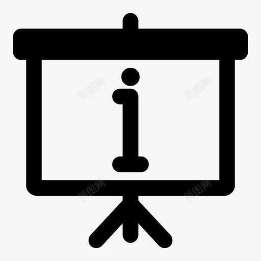 信息屏幕投影仪大屏幕讲解员图标svg_新图网 https://ixintu.com 信息屏幕投影仪 大屏幕 教学 板 演示 讲解 讲解员