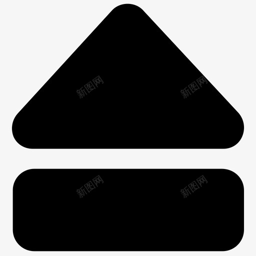 弹出按钮cd播放器媒体按钮图标svg_新图网 https://ixintu.com cd播放器 媒体按钮 媒体选项 弹出按钮 用户界面图标集合