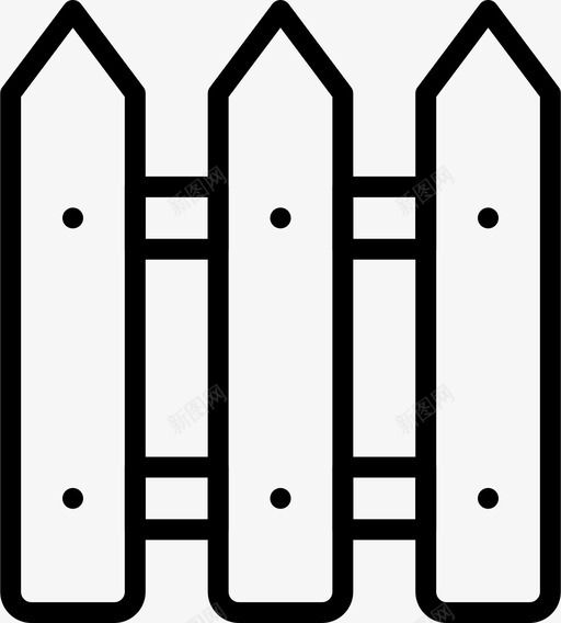 篱笆农业花园图标svg_新图网 https://ixintu.com 农业 史密克农业概述 篱笆 自然 花园