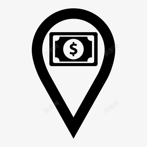 买自动取款机银行图标svg_新图网 https://ixintu.com 买 付款 哈哈 地点 自动取款机 银行