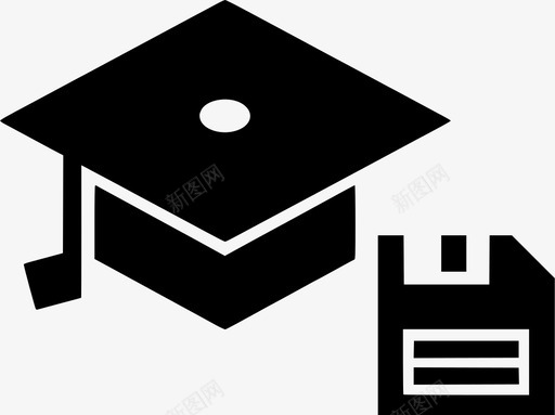 教育储蓄大学学位图标svg_新图网 https://ixintu.com 大学 学位 教育储蓄 教育行动 软盘