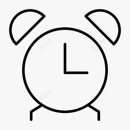 闹钟通知提醒图标svg_新图网 https://ixintu.com 基本罚款 提醒 通知 铃声 闹钟