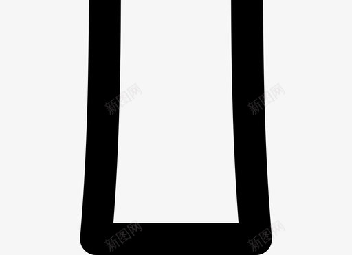 块锤手轮廓图标svg_新图网 https://ixintu.com 块锤 工具 手 手工具轮廓 轮廓