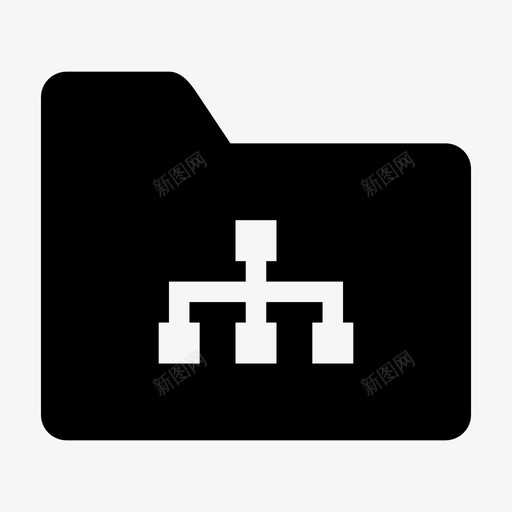 档案图表雇用文件夹图标svg_新图网 https://ixintu.com 工作 工作流程 思维导图 文件夹 档案图表 流程图 生产力 雇用