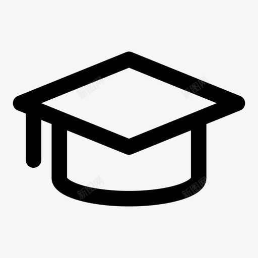 砂浆板毕业学校图标svg_新图网 https://ixintu.com 一般重 大学 学校 学生 毕业 砂浆板