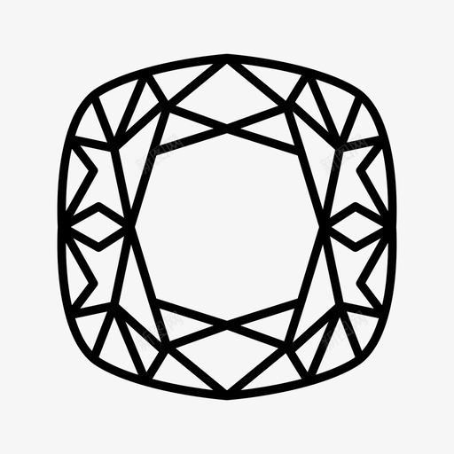 垫子宝石珠宝图标svg_新图网 https://ixintu.com 垫子 宝石 戒指 珠宝 钻石