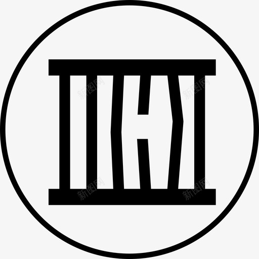 牢房街区破坏者图标svg_新图网 https://ixintu.com 牢房 犯罪和安全 监狱 破坏者 罪犯 街区 越狱