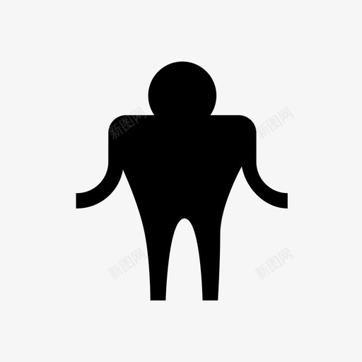 肌肉男健美运动员大胆的男人图标svg_新图网 https://ixintu.com 健美运动员 困惑的男人 大胆的男人 大胆的身体姿势 强壮肌肉男 肌肉男