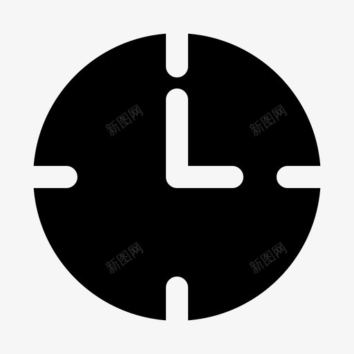 时钟商务开发图标svg_新图网 https://ixintu.com 办公 商务 开发 时钟 规划 项目管理