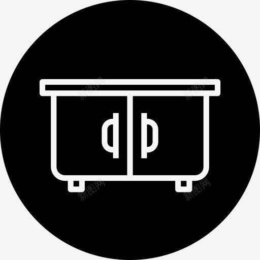 仿制品书籍抽屉图标svg_新图网 https://ixintu.com 书籍 仿制品 家具 家具圆差 家居 抽屉 桌子