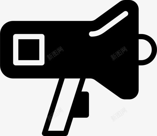 扩音器通讯媒体图标svg_新图网 https://ixintu.com 史密顿新闻媒体固体 媒体 扩音器 报纸 新闻 通讯