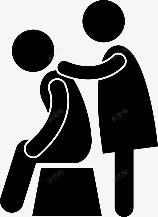 妻子按摩丈夫关心夫妻图标svg_新图网 https://ixintu.com 人 关心 夫妻 女人 女人的日常生活 妻子按摩丈夫 男人