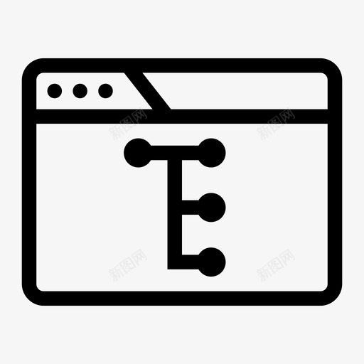 浏览器流程图业务连接图标svg_新图网 https://ixintu.com 业务 团队 层次结构 工作流 浏览器流程图 组织 连接