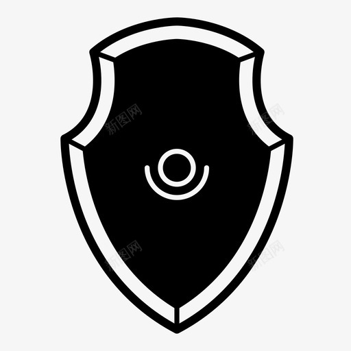 盾牌防卫守卫图标svg_新图网 https://ixintu.com 保安 保护 守卫 盾牌 防卫