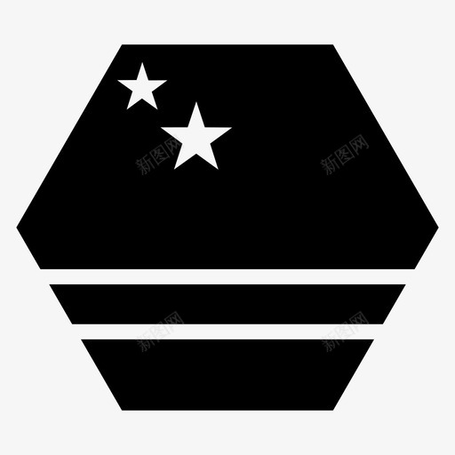 库拉索岛加勒比海国家图标svg_新图网 https://ixintu.com 世界六边形旗帜字形 加勒比海 国家 库拉索岛 旗帜