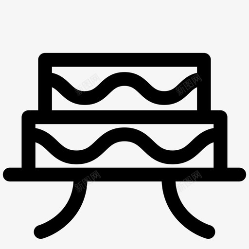 蛋糕纸杯蛋糕派图标svg_新图网 https://ixintu.com 婚礼 派 甜点 纸杯蛋糕 蛋糕