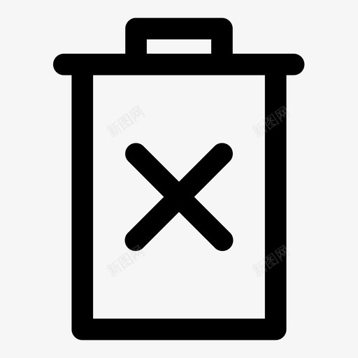 清空垃圾桶清空回收站回收站图标svg_新图网 https://ixintu.com 回收站 垃圾桶 清空回收站 清空垃圾桶