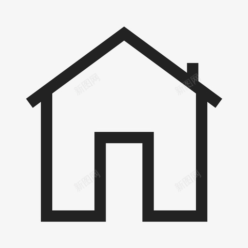 主页房子屋顶图标svg_新图网 https://ixintu.com 主页 公寓 屋顶 房子