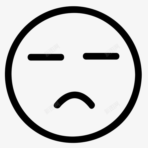 无聊坏累图标svg_新图网 https://ixintu.com 累瘫 不开心 坏 无聊 累 表情