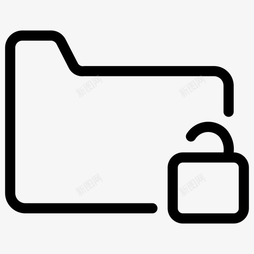 文件夹解锁文件打开图标svg_新图网 https://ixintu.com crafticons文件和文件夹 打开 文件 文件夹解锁 解锁