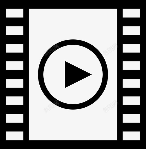 电影院娱乐电影图标svg_新图网 https://ixintu.com 地图图例图标 娱乐 电影 电影院 销售点