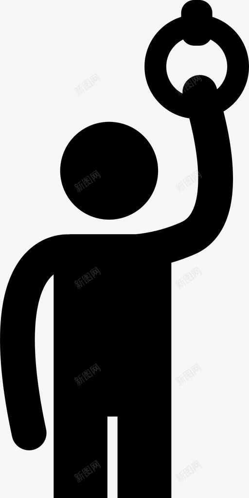 有人拉把手公共交通有需要的人图标svg_新图网 https://ixintu.com 公共交通 有人拉把手 有需要的人